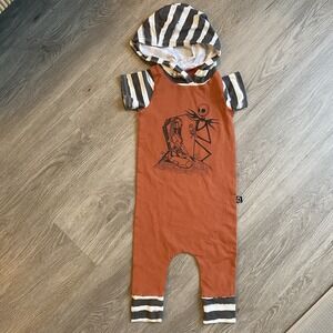 Rags to‎ Raches 12-18 Months Nightmare Before Christmas Jack & Sally Romper